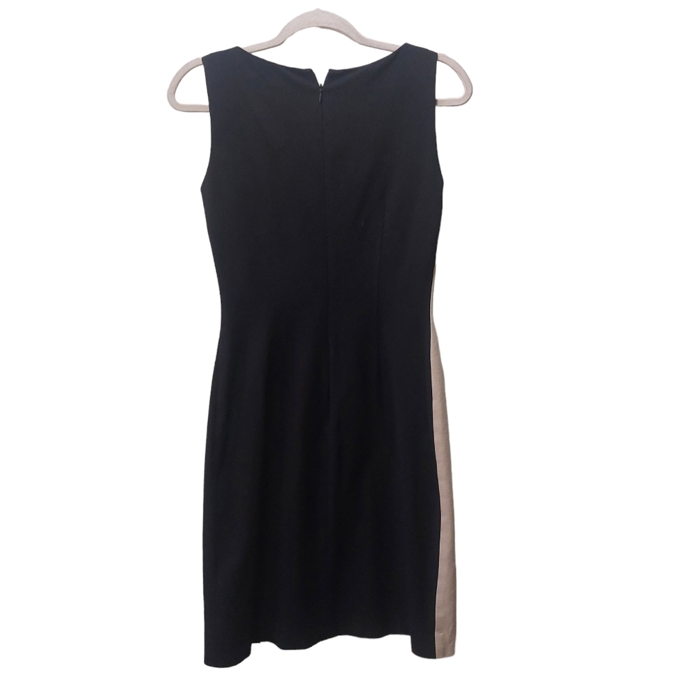 Lauren Ralph Lauren Beige and Black Midi Dress - Picture 3 of 7